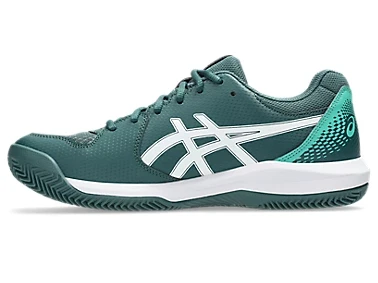CALZADO ASICS MEN GEL DEDICATE 8 CLAY DARK NEPTUNE WHITE
