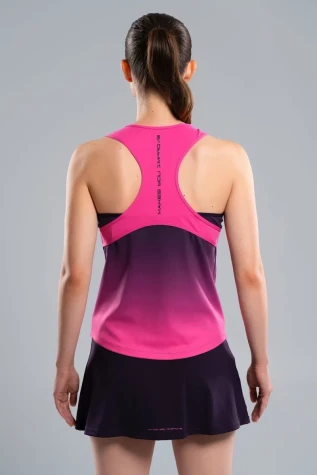CAMISETA NOX MUJER TIRANTES BLACKBERRY ROSE DEGRADE