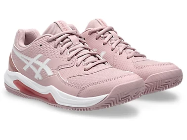 CALZADO ASICS WOMEN GEL DEDICATE 8 CLAY MORGANITE WHITE
