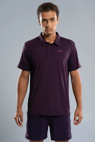 REMERA NOX MEN POLO DEEP PURPLE